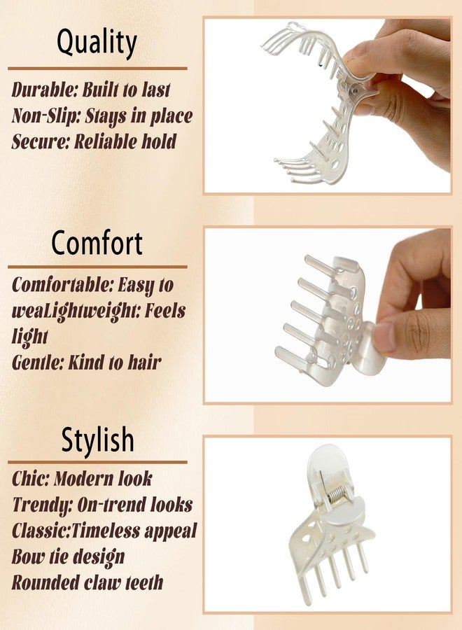 Foaryoer 9 Pcs Hair Volume Clip for Roots, Root Lifting Hair Clips for Volume,Curly Hair Clips Volume Root Clips for Curly Hair,No Crease Volumizing Claw Clamps for Bouncy Curls(Black +White+ Brown) - Image 3